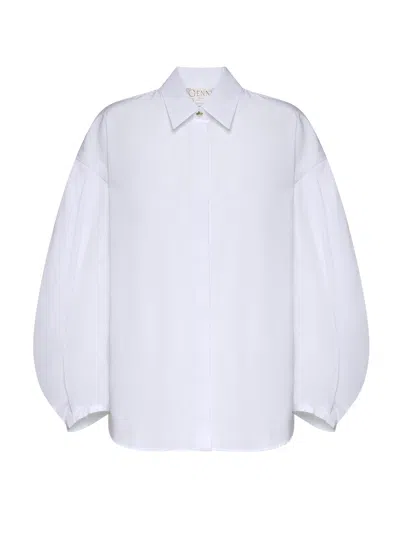 Genny Cotton Poplin Shirt In Blue