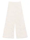 Genny Straight Wide-leg Trousers High Waist