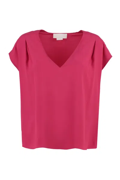 GENNY CRÊPE-DE-CHINE BLOUSE