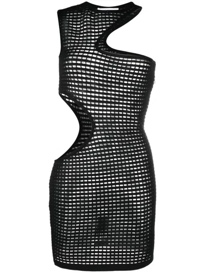 Genny Cut-out Detail Mini Dress In Black
