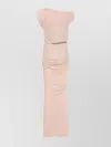 Genny Draped One Shoulder Maxi Dress