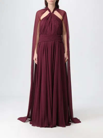 GENNY DRESS GENNY WOMAN COLOR BURGUNDY,H44490050