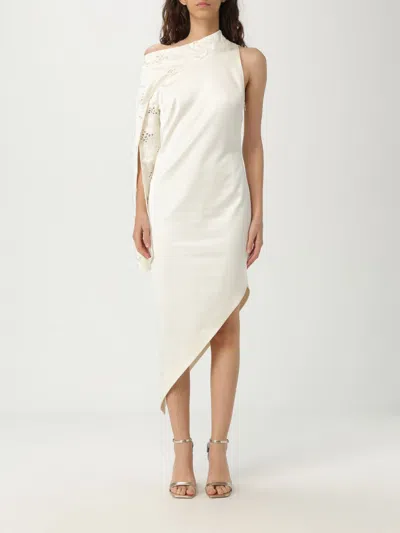 GENNY DRESS GENNY WOMAN COLOR WHITE,G89498001