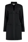 Genny Wool-blend Dress In Black