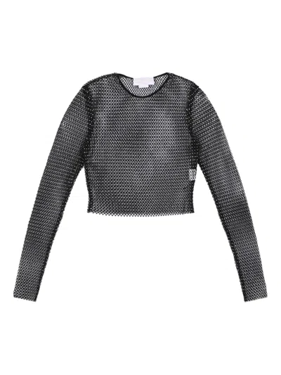 Genny Embellished Top In Black