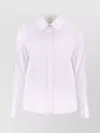 Genny Embroidered Shirt With Slit Sleeves And Rhinestone Buttons