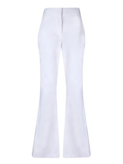 GENNY FLARED CUT COTTON TROUSERS
