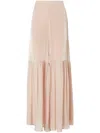 Genny Flared Trousers In Pink