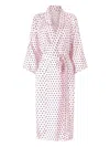 Genny Floral-print Belted Dress In Pink