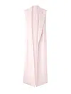 Genny Longline Sleeveless Jacket Notched Lapels