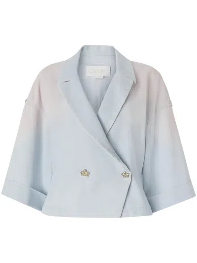 Genny Gradient Blazer In Blue