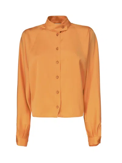 Genny Guru Collar Shirt In Orange