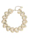 Genny Heart-links Necklace In Gold