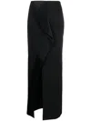 Genny Drapierter Rock In Black