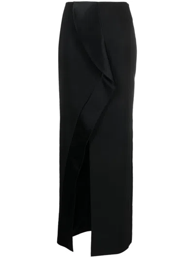 Genny Drapierter Rock In Black