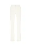 GENNY IVORY STRETCH VISCOSE BLEND PANTS