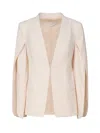 Genny Crinkled Cotton Jacket In White