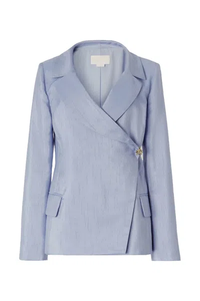 GENNY GENNY JACKETS CLEAR BLUE