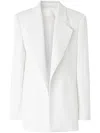 Genny Tailored Single-breasted Jacket Notched Lapels In White