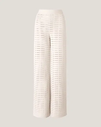 Genny Knit Pants In White