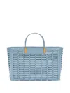 Genny Knot-detail Tote Bag In Blue