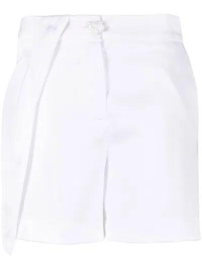 Genny Layered Tailored Shorts In White