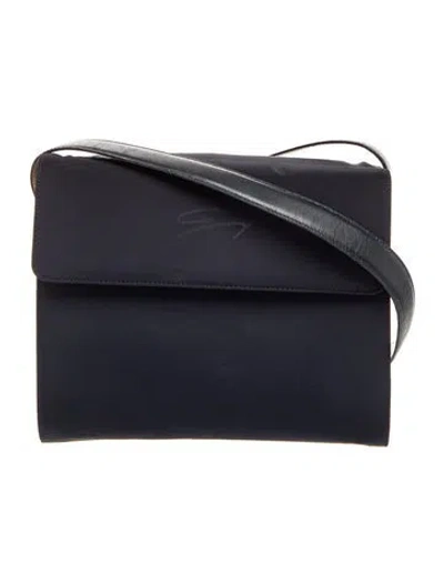 Pre-owned Genny Leather Shoulder Bag In Blue