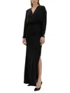 Genny Women's Long Dress In Black