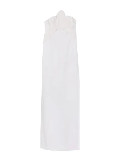 Genny Long Orchid Dress In White