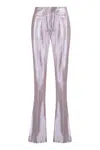 Genny Metallic Flared Trousers