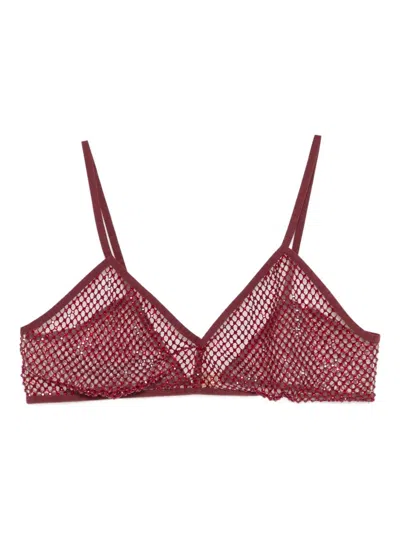 GENNY GENNY MESH TRIANGLE BRA