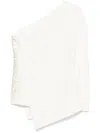 Genny One-shoulder Top In White