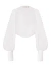 Genny Organza Booths In White