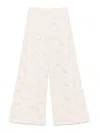 Genny Straight Wide-leg Trousers High Waist