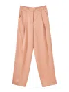 Genny Pantalone Envers Satin In Pink