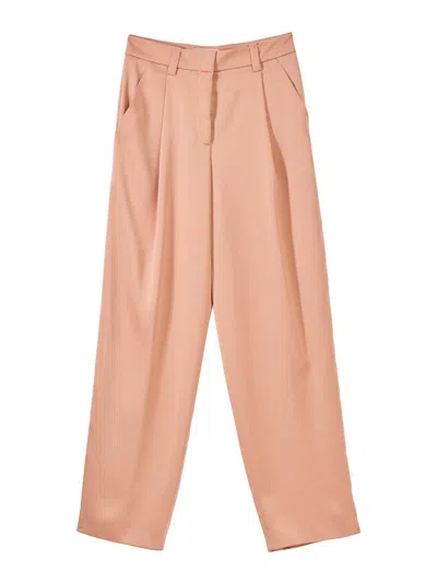 Genny Pantalone Envers Satin In Pink