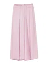 Genny Pantalone Envers Satin In Pink
