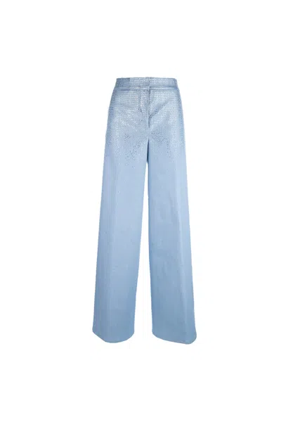 Genny Pantaloni In Denim Chiaro