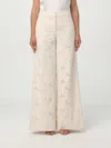 Genny Straight Wide-leg Trousers High Waist