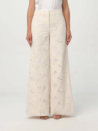 GENNY PANTS GENNY WOMAN COLOR BEIGE,G89500022