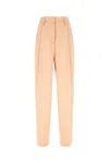 Genny Satin Trousers With Belt Loops And Pockets