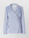 GENNY PEAK LAPELS DOUBLE-BREASTED JACKET