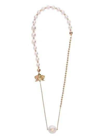Genny Pearl Floral Necklace