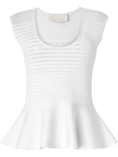 GENNY PEPLUM-HEM TOP
