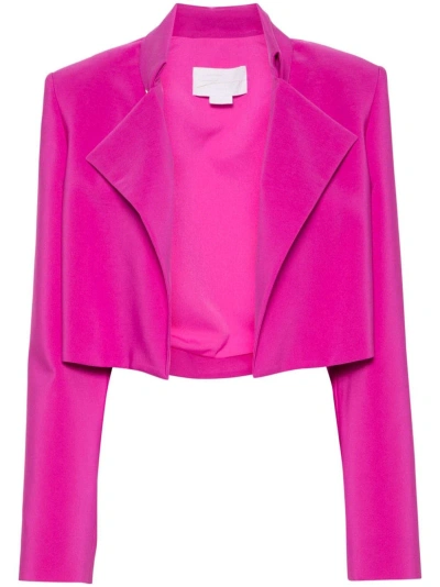 GENNY CROPPED JACKET WITH LAPELS