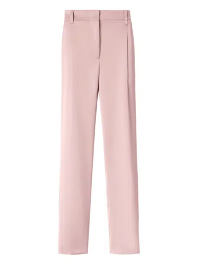 Genny Pleat-detailing Trousers In Pink
