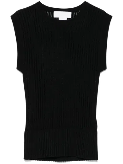 Genny Top Mit Falten In Black