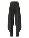 Genny Pleated Trousers In Black
