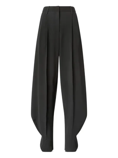 Genny Pleated Trousers In Black