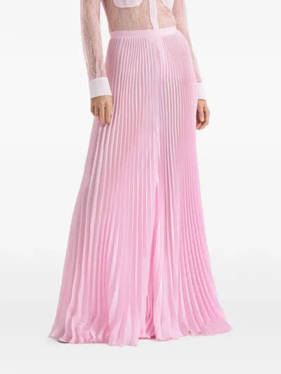 Genny Pleated Trousers In Pink